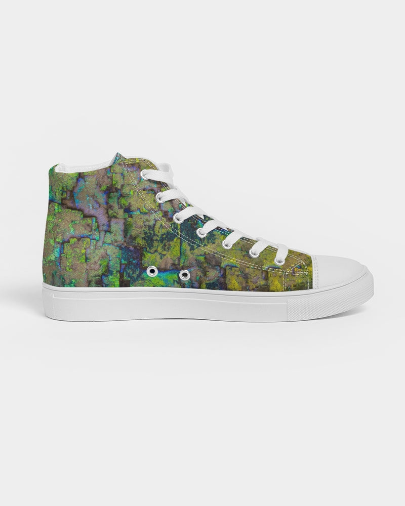 Titanium Coasted Amethyst Awakening Women's Hightop Canvas Shoe