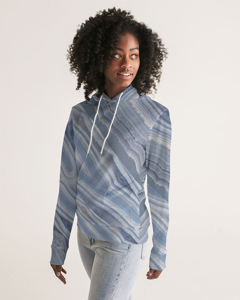 Blue Lace Nurturing Agate Women's Hoodie