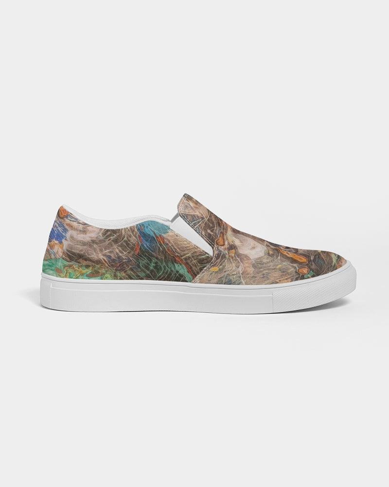 Turkish Petrified Collawood Women's Slip-On Canvas Shoe