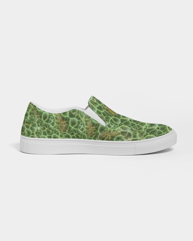 'Chlorastrolite 'Greenstone' Slip-On Canvas Shoes