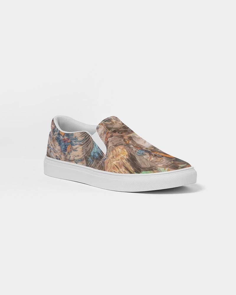 Turkish Petrified Collawood Women's Slip-On Canvas Shoe