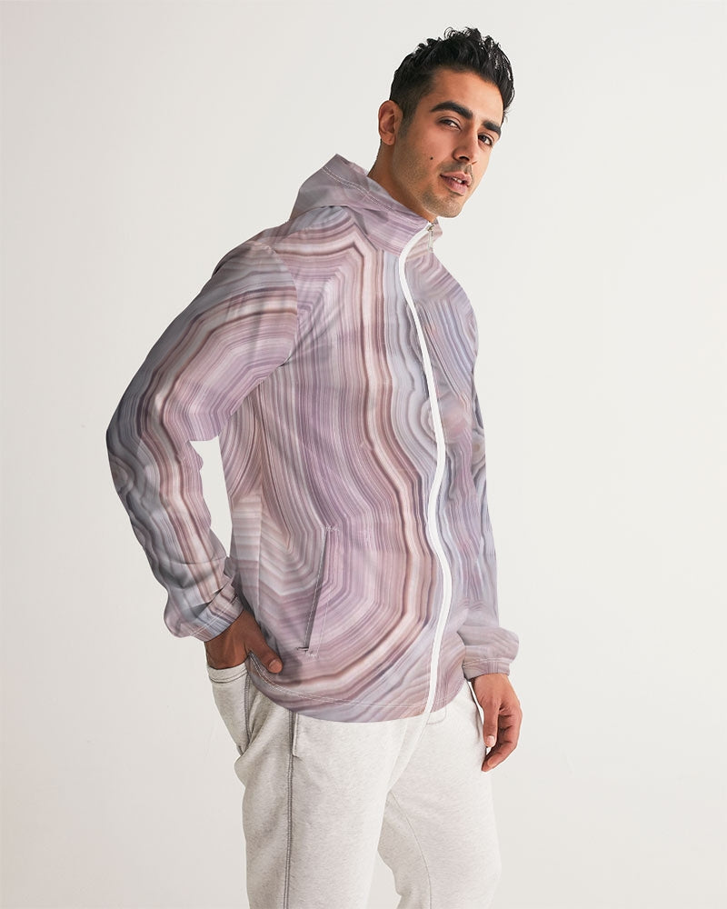 Laguna Agate Creativity Men's Windbreaker