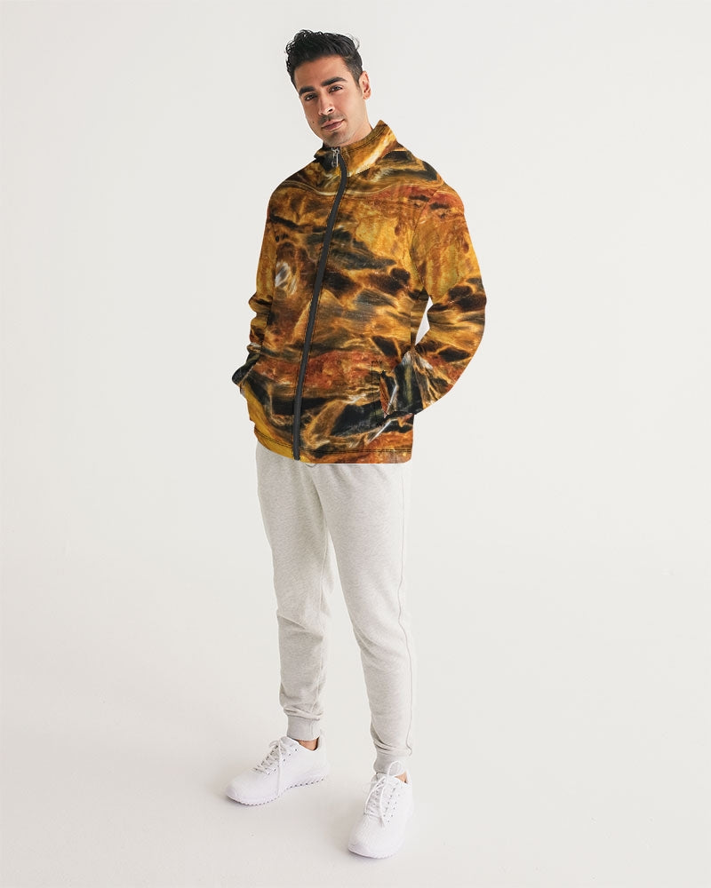 Golden Pietersite Spiritual Men's Windbreaker