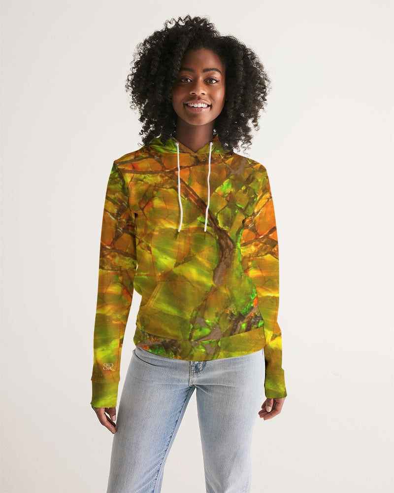 Ammolite Spiritual Growth & Energy Women's Jewel Hoodie