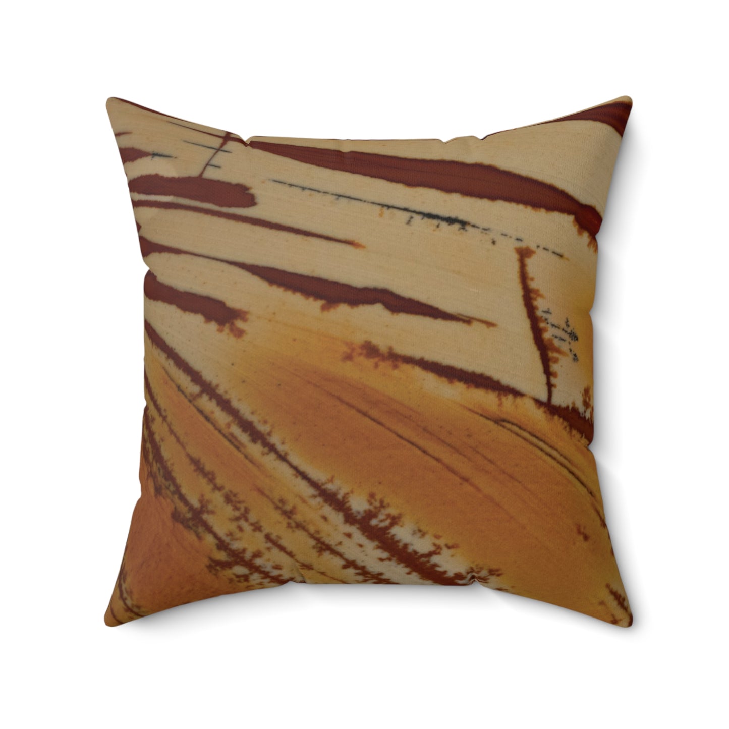 Owyhee Jasper Faux Suede Square Pillow