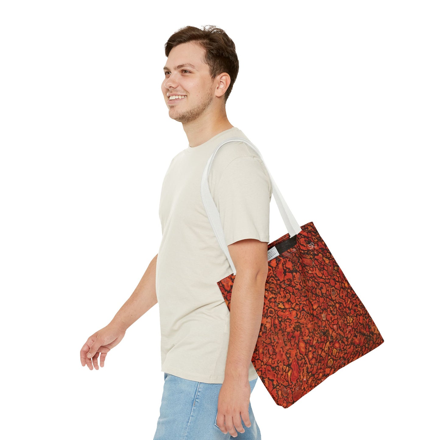 Agatized Richly Red Gembone Tote