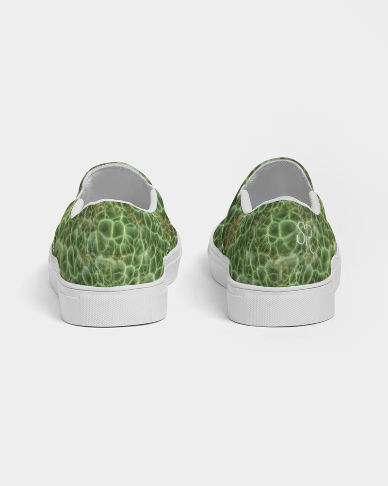 'Chlorastrolite 'Greenstone' Slip-On Canvas Shoes