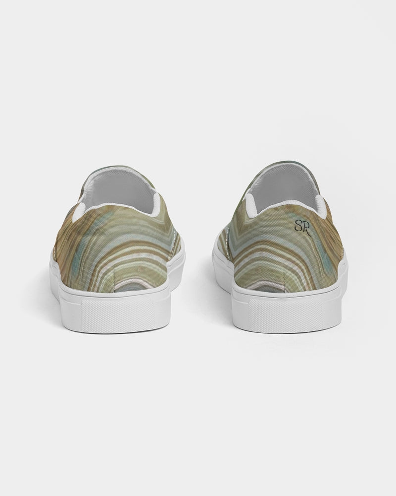 Crazy Lace Agate Joyfulness Men's Slip-On Canvas Shoe