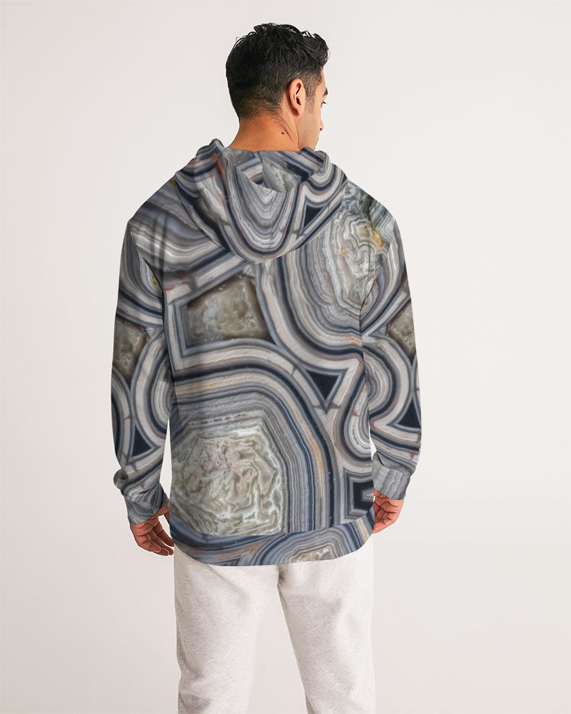 Crazy Lace Agate Optimism Men's Hoodie