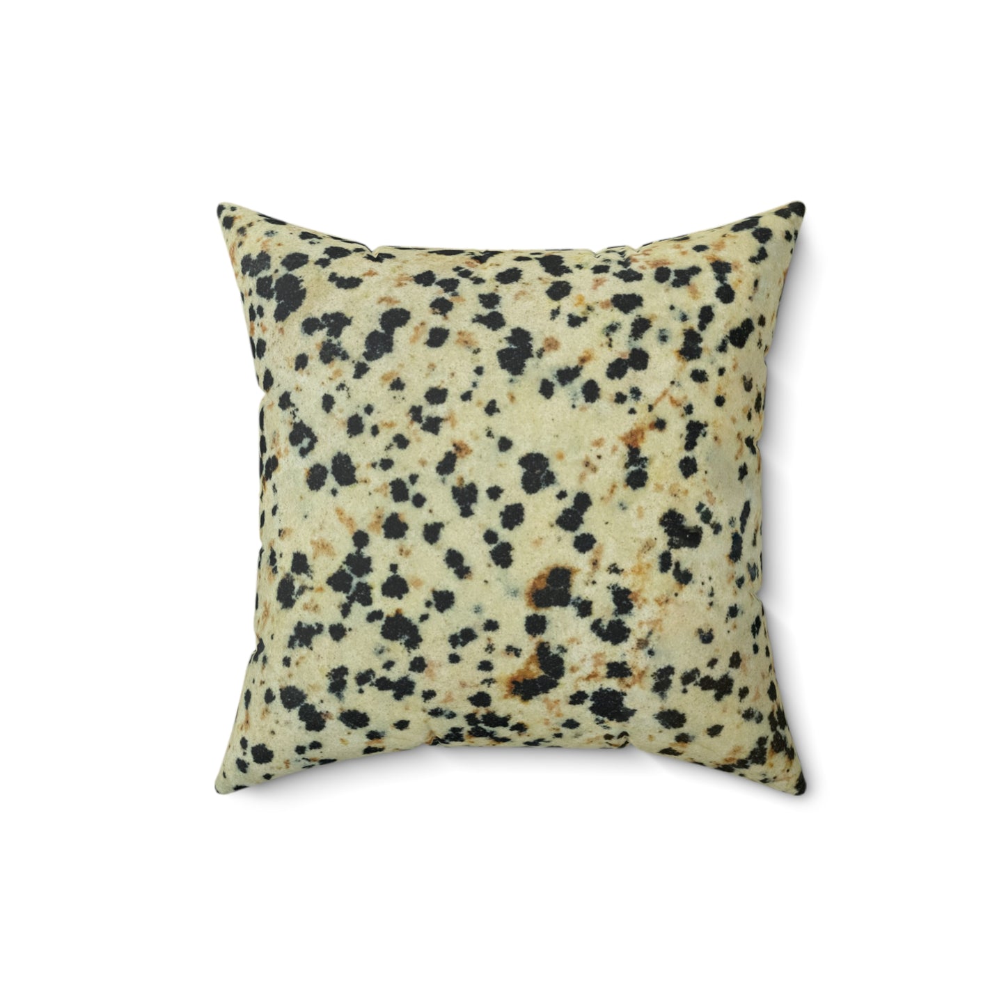 Dalmatian Jasper Faux Suede Square Pillow