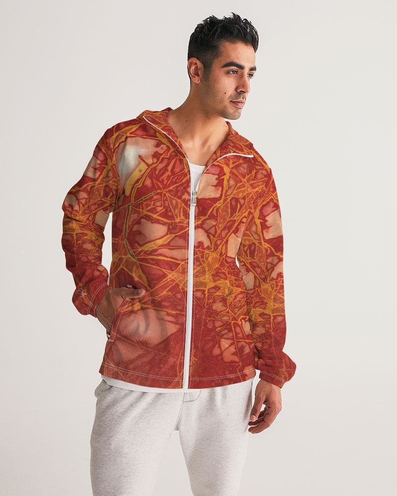 Damu Jasper Vibrations Men's Windbreaker