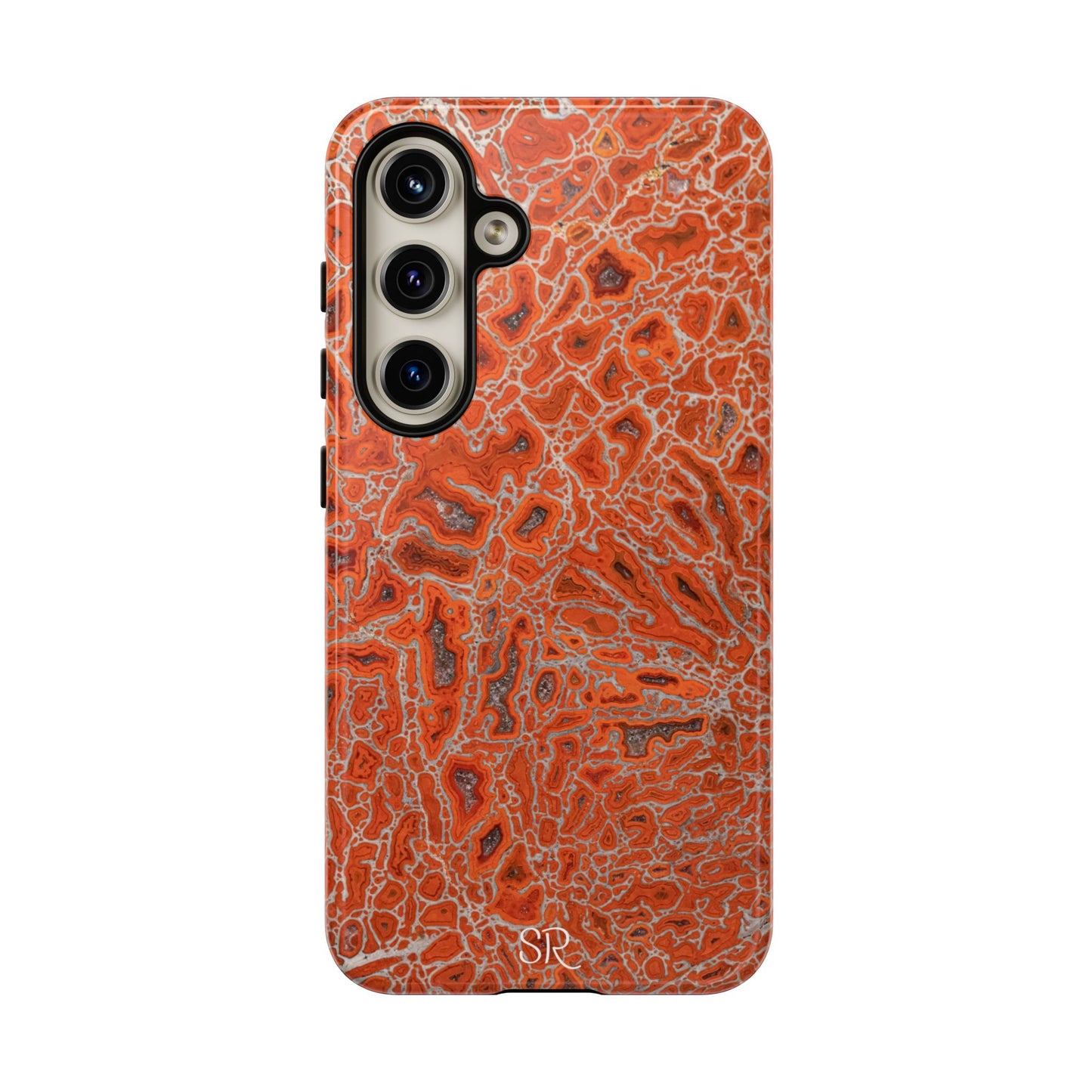 Agatized Ruby Red Gembone Tough Case