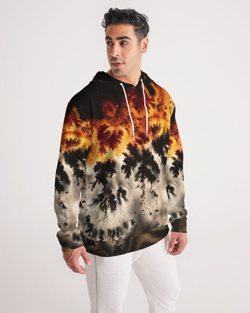 Brazilian Plume Agate Men's Hoodie