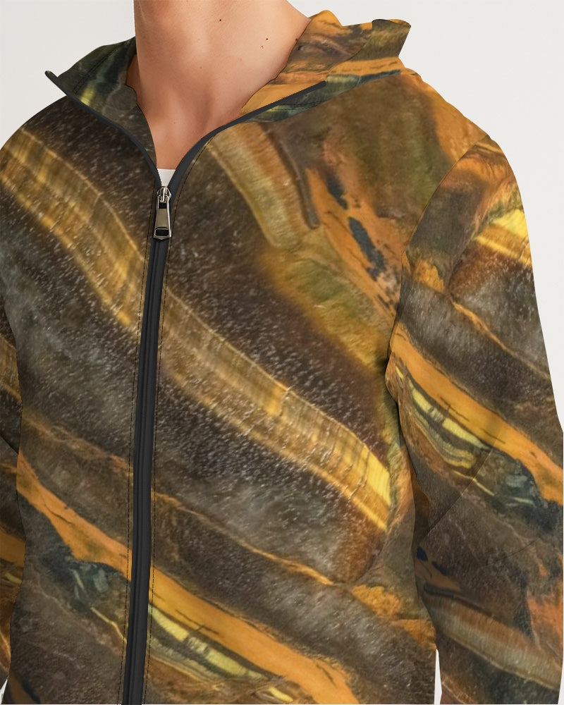 Marra Mamba Tiger's Eye Spiritual Stability Men's All-Over Print Windbreaker