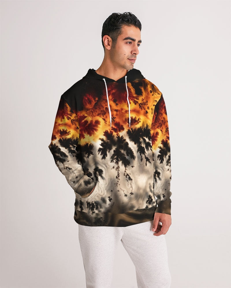 Brazilian Plume Agate Men's Hoodie