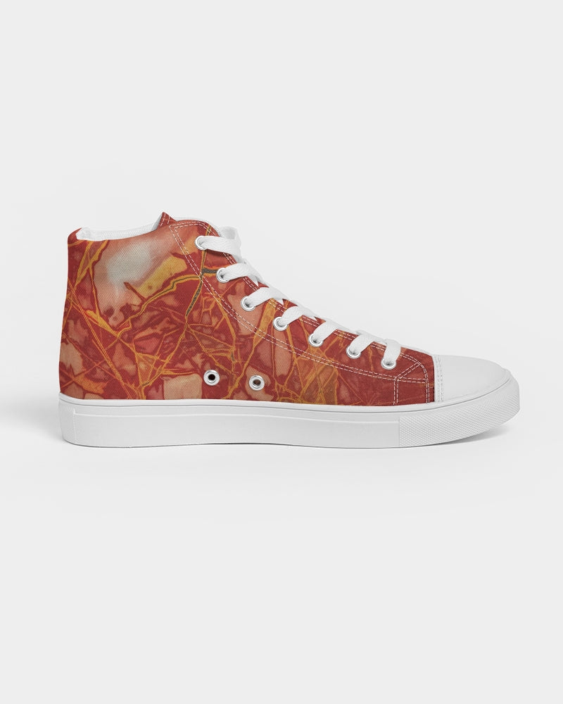 Damu Jasper... Women's Hightop Canvas Shoe