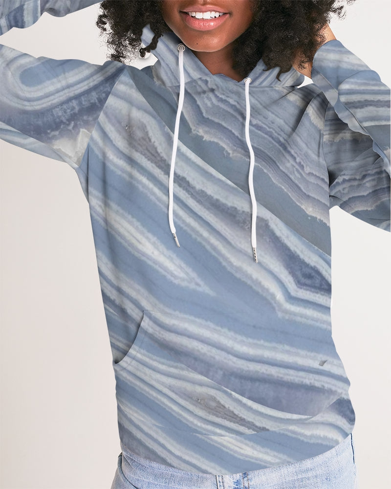 Blue Lace Nurturing Agate Women's Hoodie