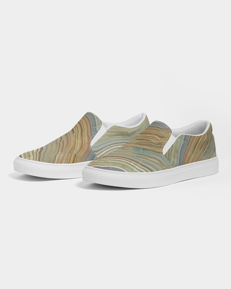 Crazy Lace Agate Joyfulness Men's Slip-On Canvas Shoe