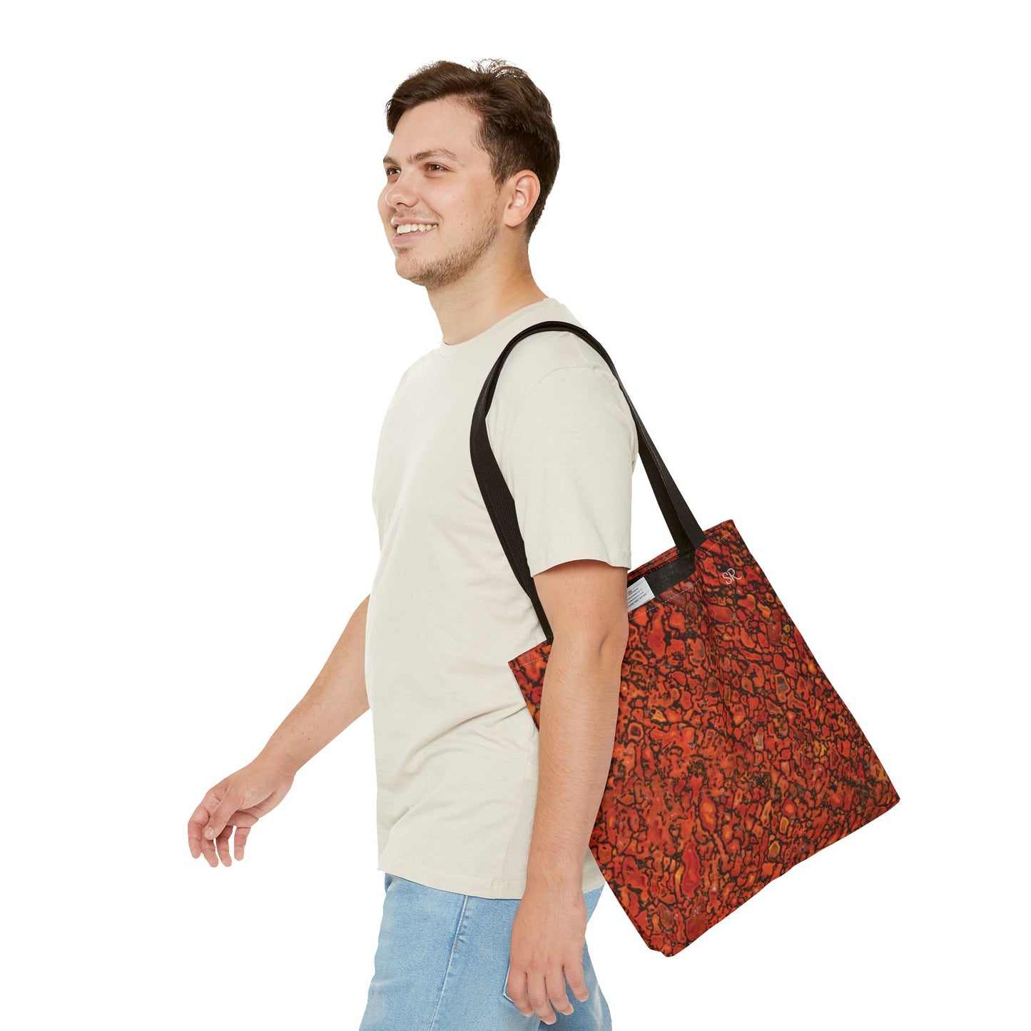 Agatized Richly Red Gembone Tote