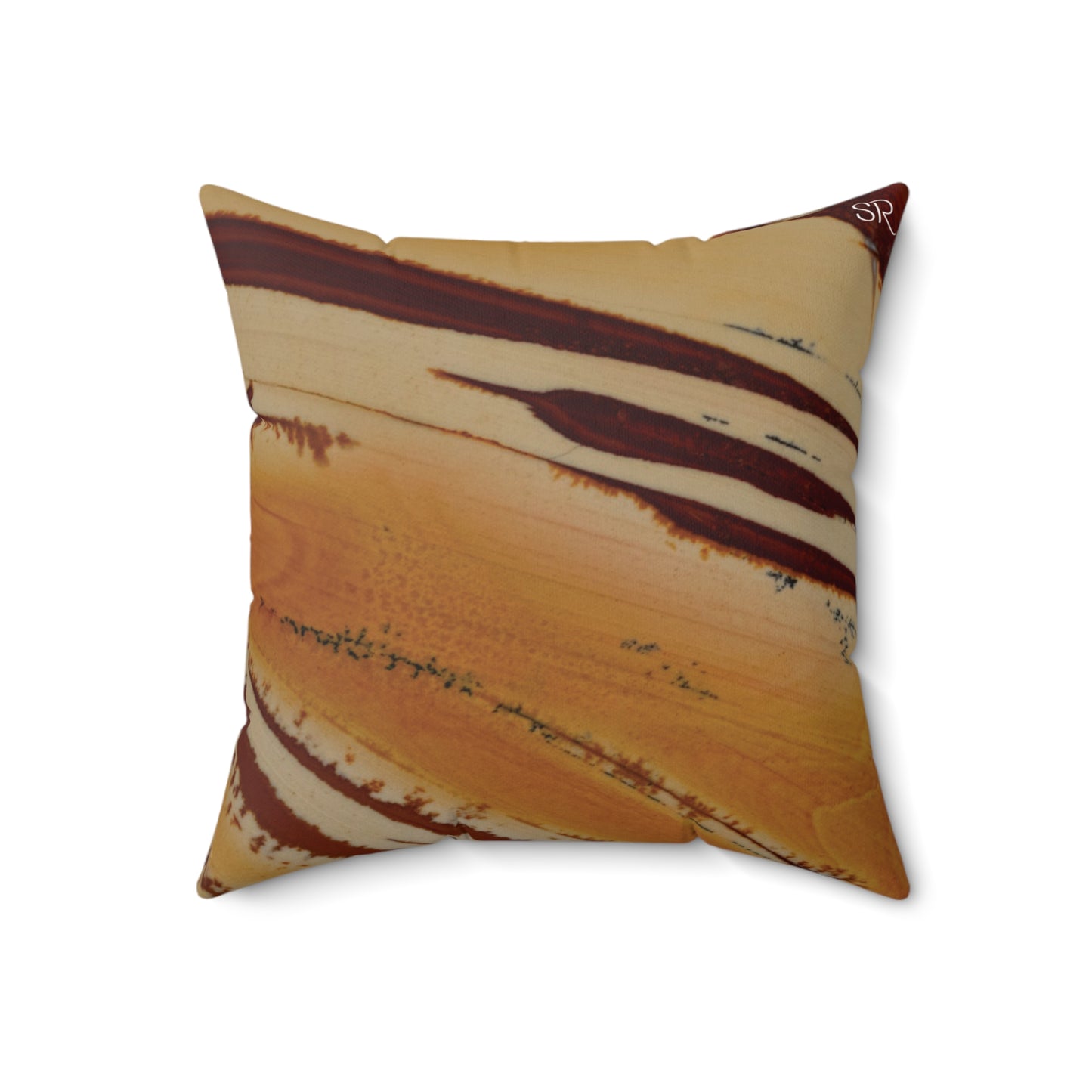 Owyhee Jasper Faux Suede Square Pillow