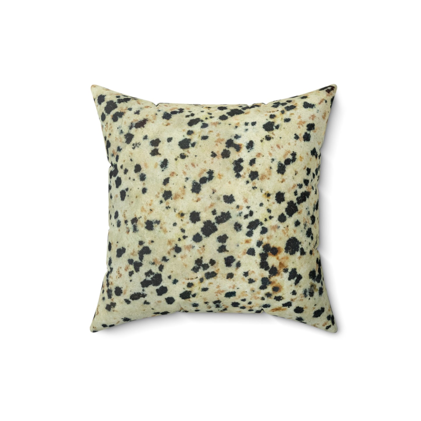 Dalmatian Jasper Faux Suede Square Pillow