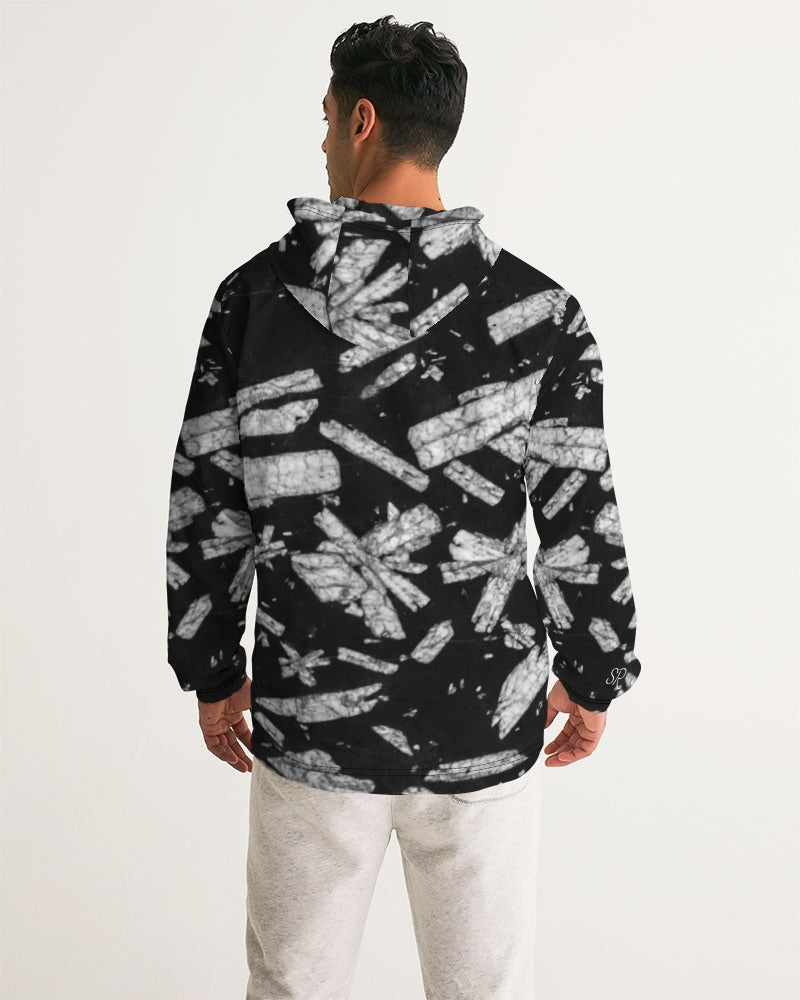 Chinese Writing Stone Life Force Men's Windbreaker