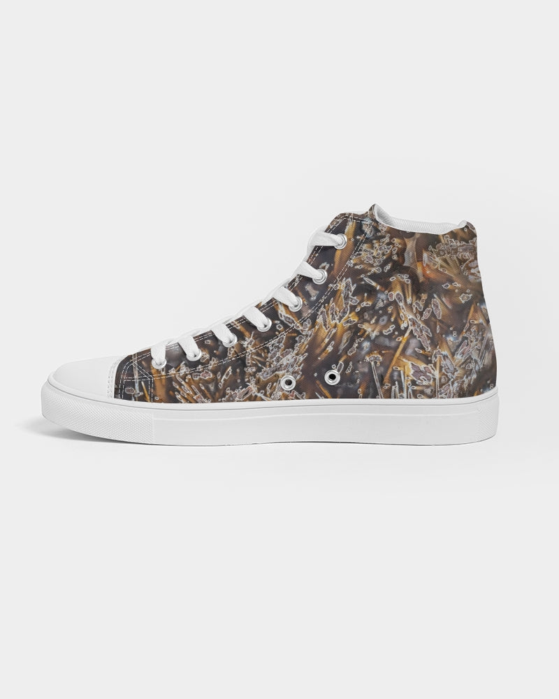 Turkish Stick Agate Men's Hightop Canvas Shoe