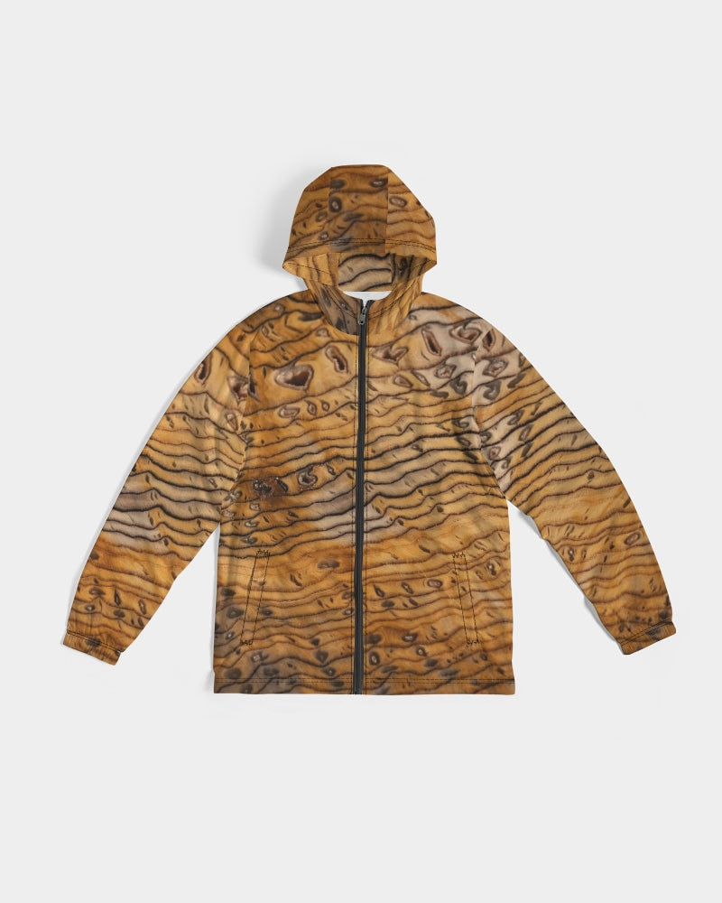 Hell's Canyon Sequoia Petrified Wood Men's Windbreaker