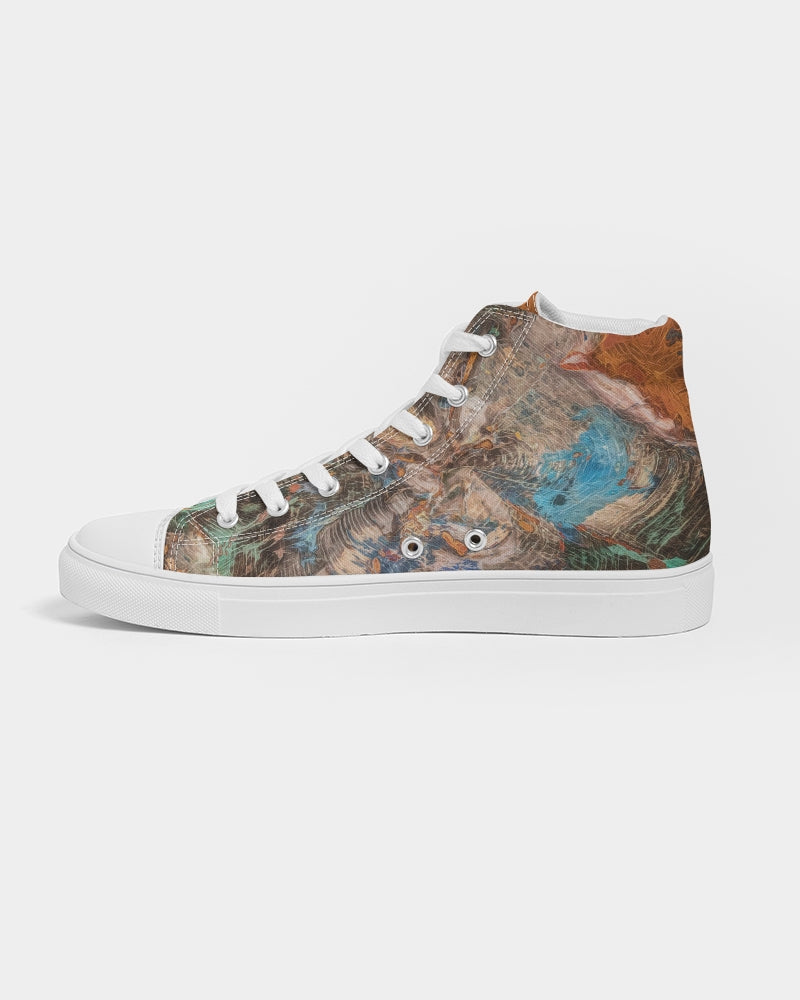 Turkish Petrified Collawood Women's Hightop Canvas Shoe