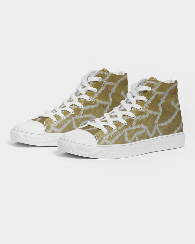 Chain Coral Women's Hightop Canvas Shoe