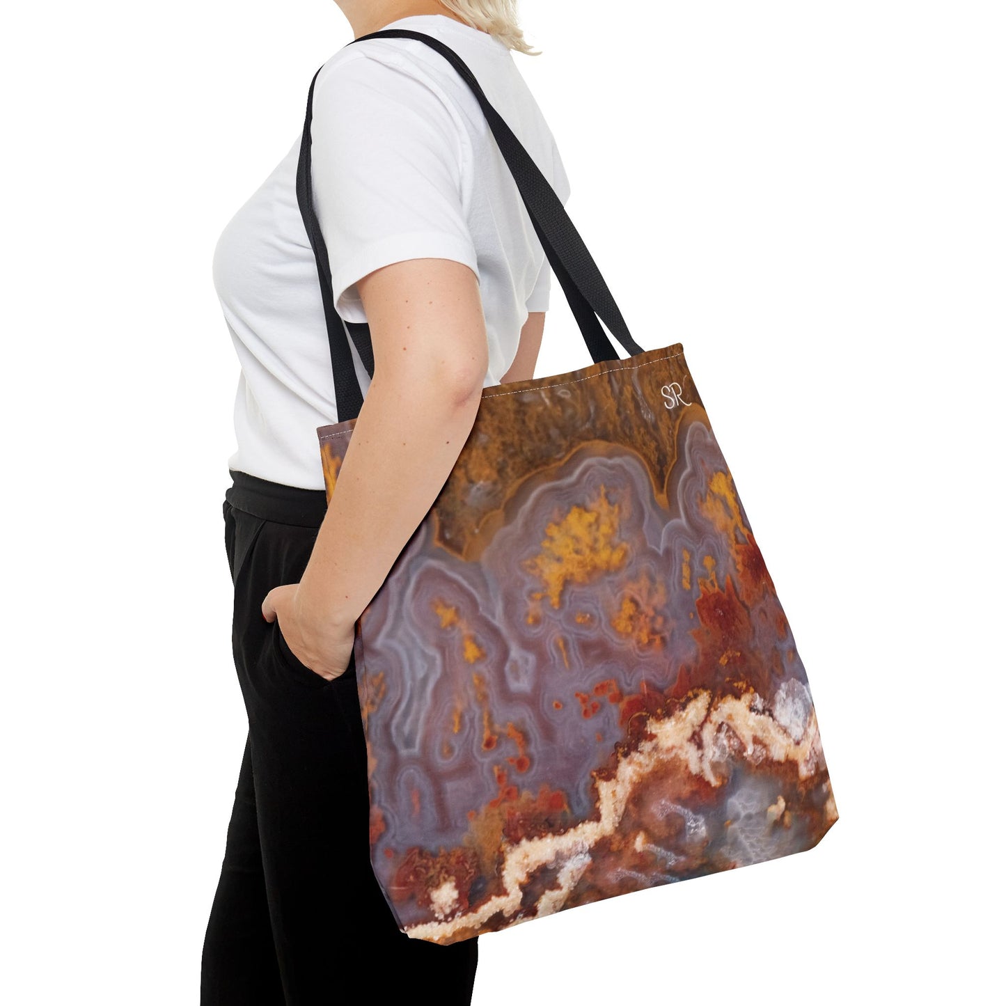 Plume Agate Tote Bag