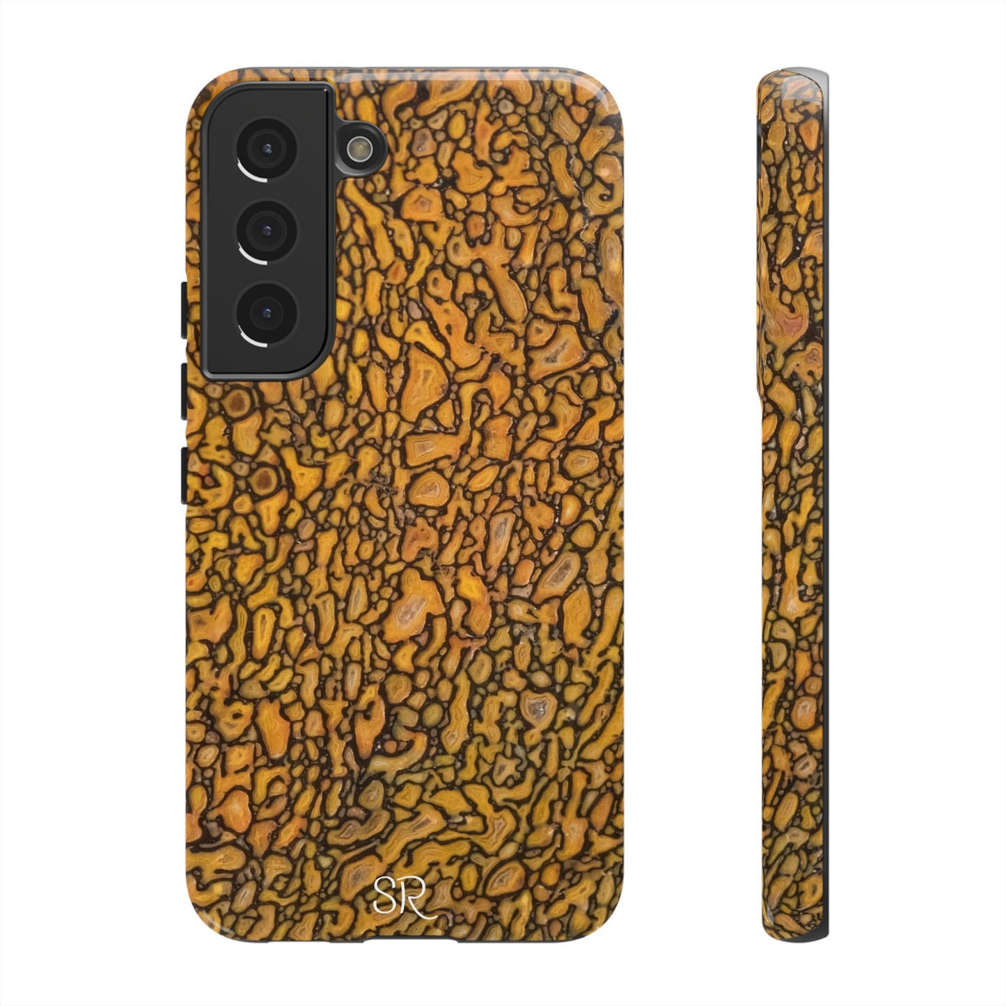 Agatized Fantasy Yellow Gembone Tough Case