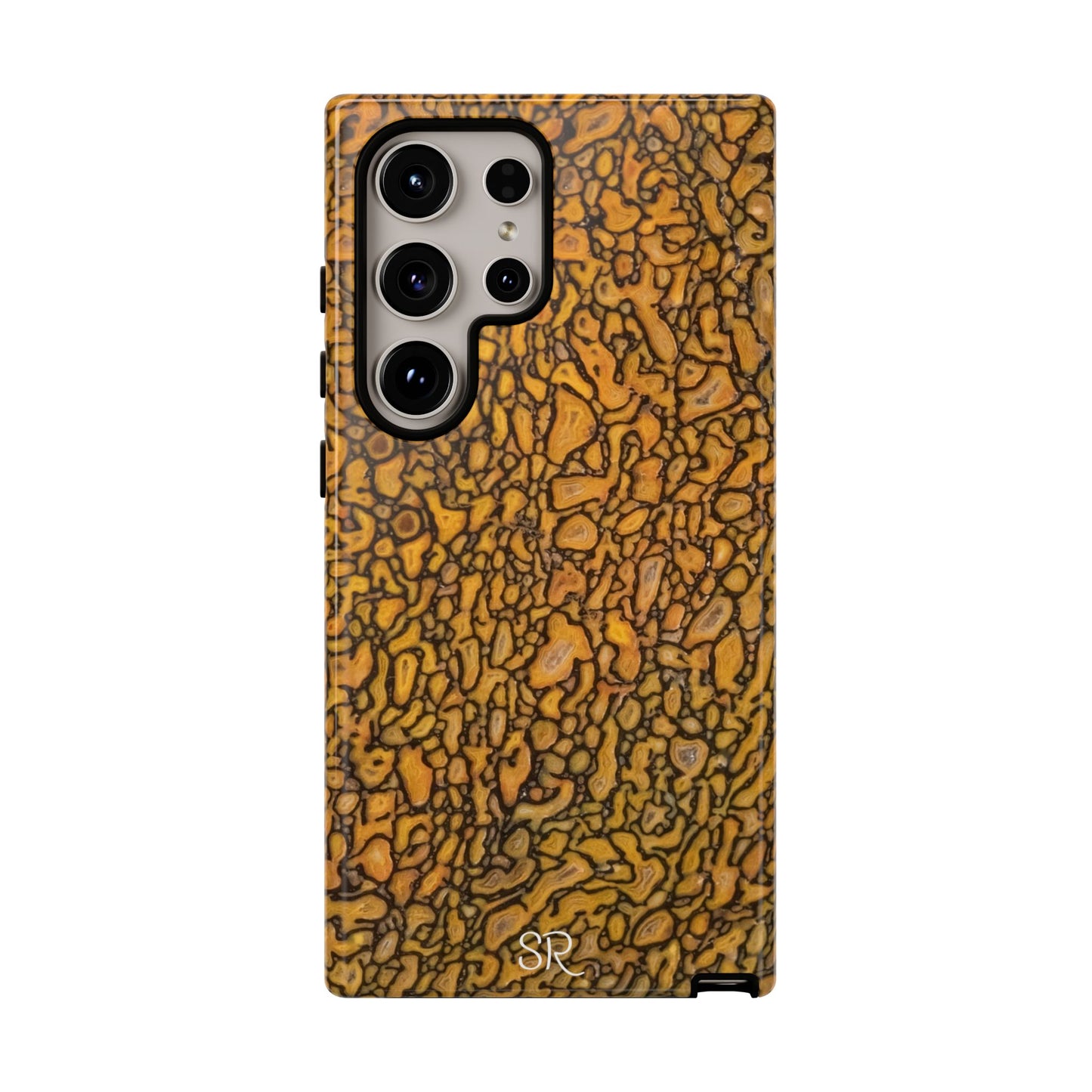 Agatized Fantasy Yellow Gembone Tough Case