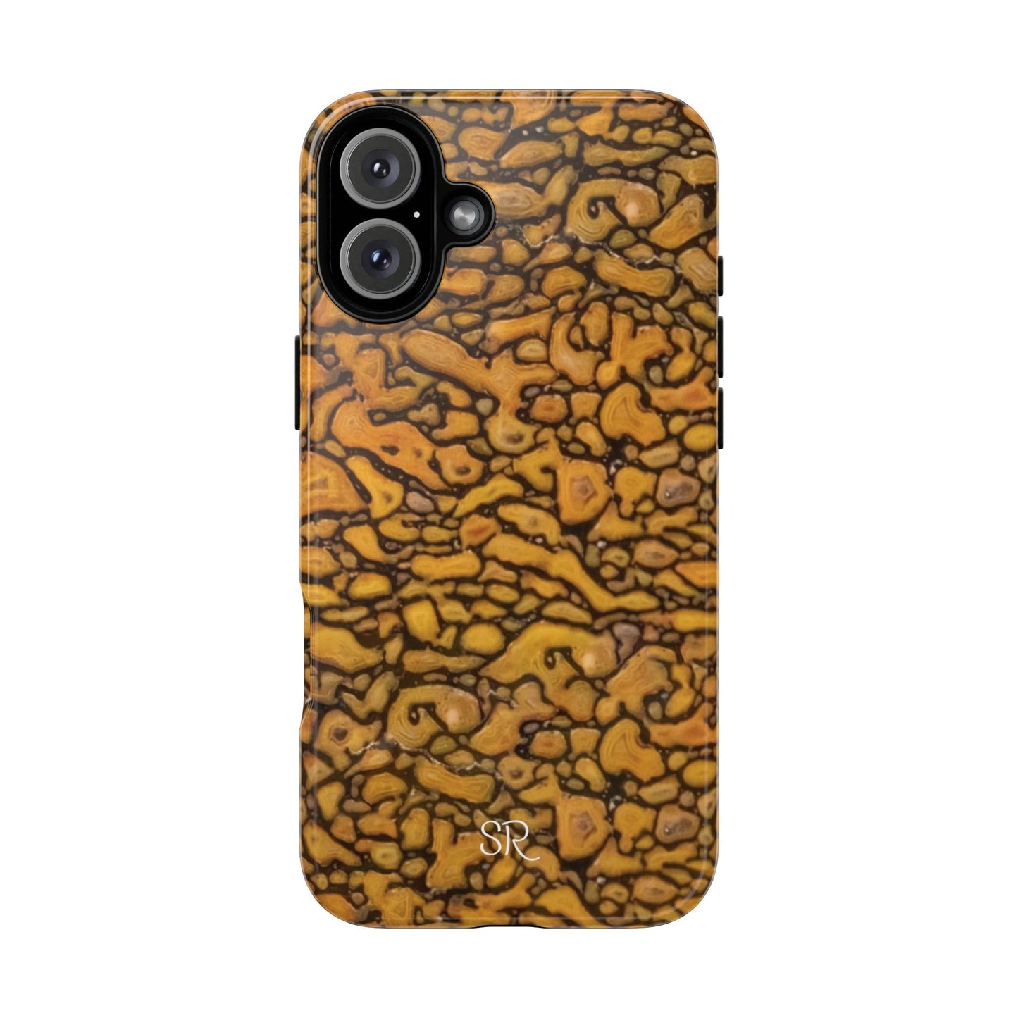 Agatized Fantasy Yellow Gembone Tough Cases