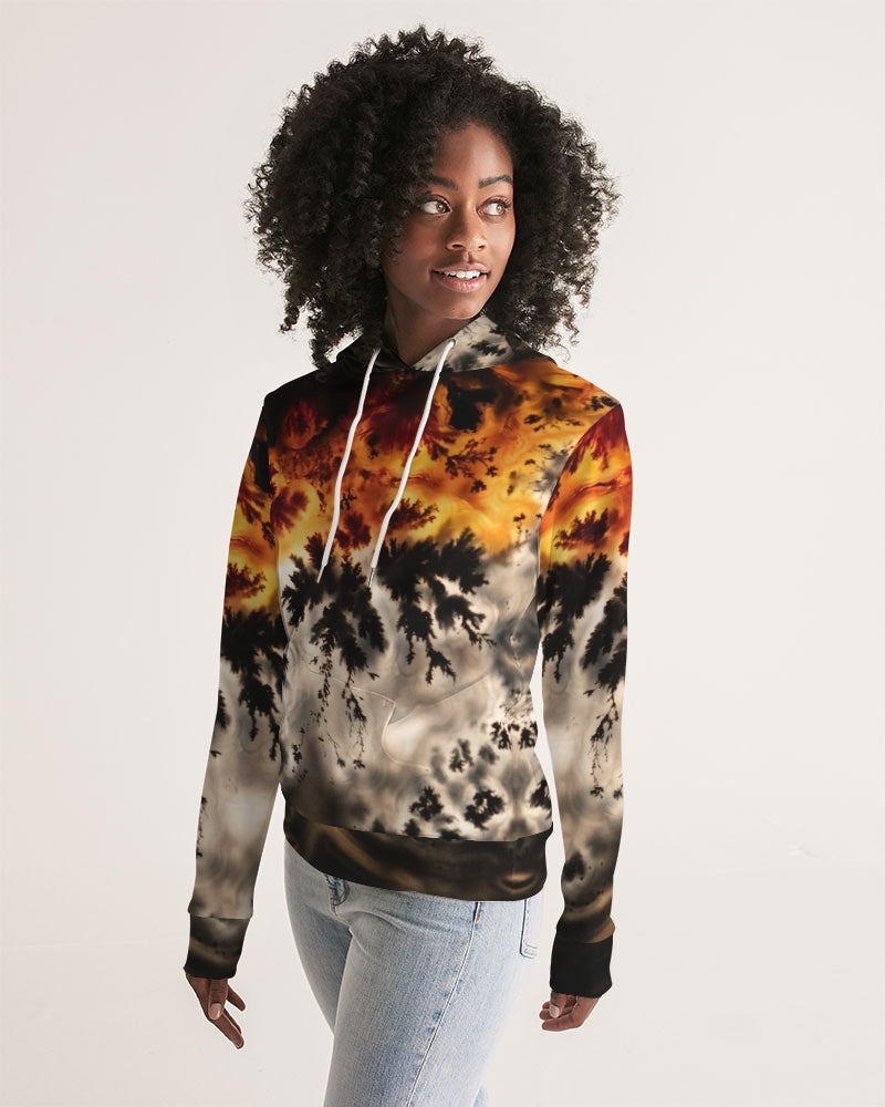 Plume Agate Feather Beauty Women's Hoodie