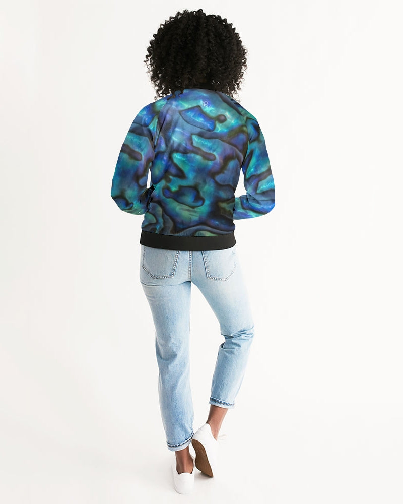 Paua Shell Treasure Women's Bomber Jacket