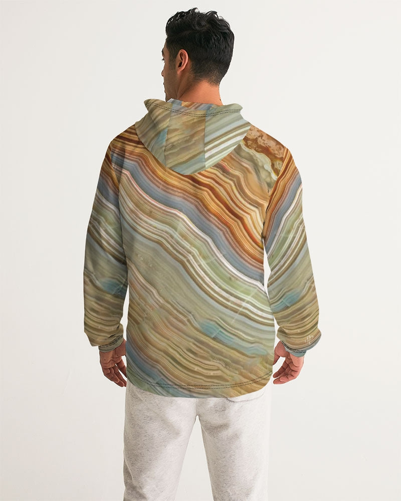 Crazy Lace Agate Joyfulness Men's Windbreaker