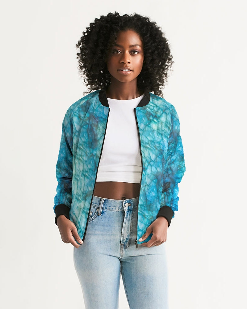 Labradorite Women's All-Over Print Bomber Jacket