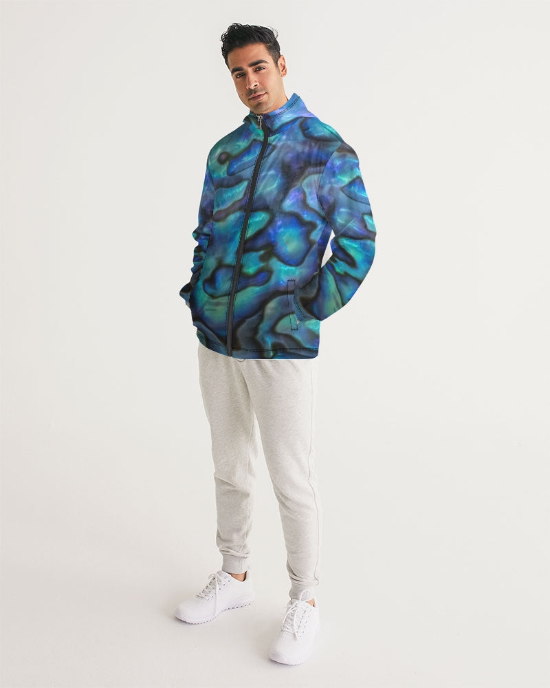 Paua Shell Treasure Men's Windbreaker