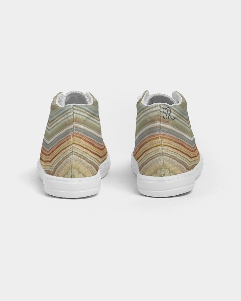 Crazy Lace Agate Joyfulness Kids Hightop Canvas Shoe