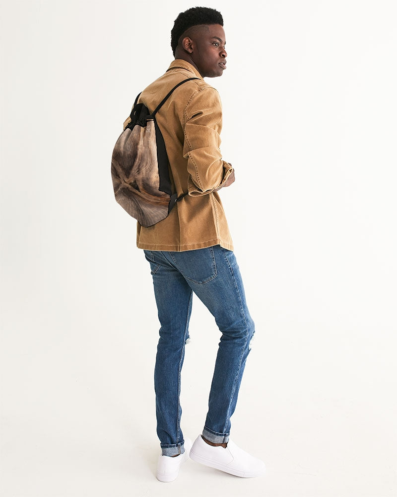 Petrified Sycamore Wood Canvas Drawstring Bag