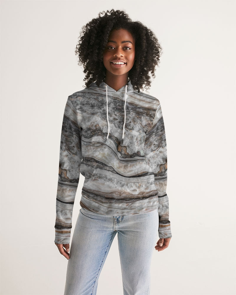 Travertine Onyx Powerful Vibrations Women's Hoodie