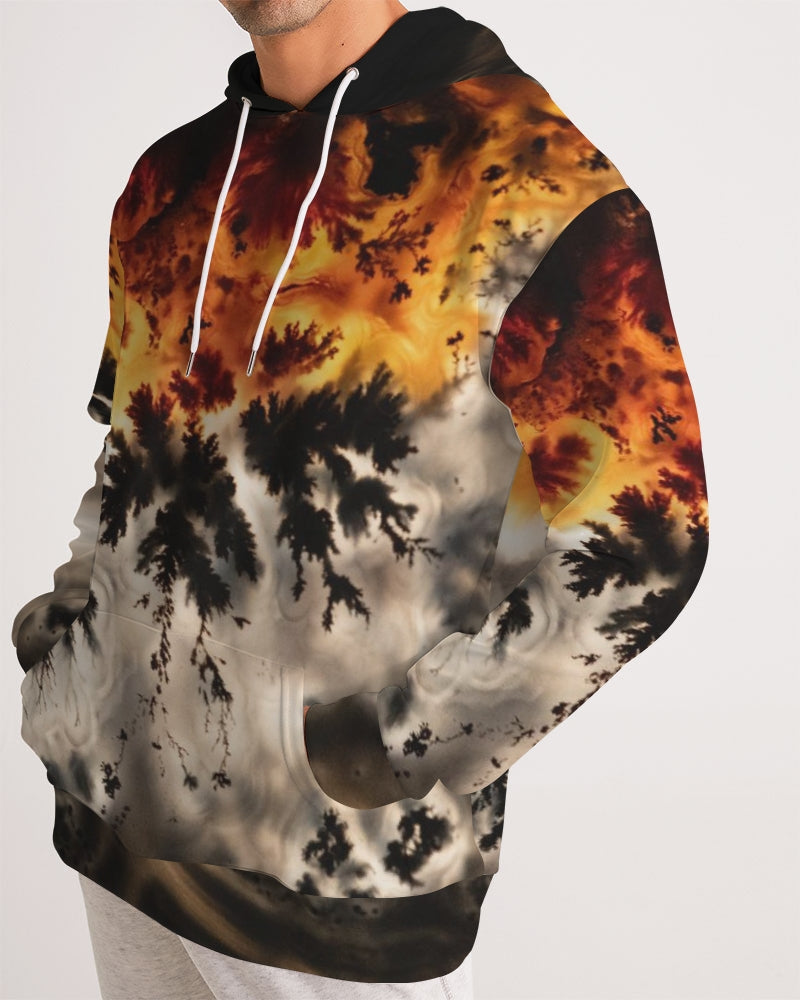 Brazilian Plume Agate Men's Hoodie