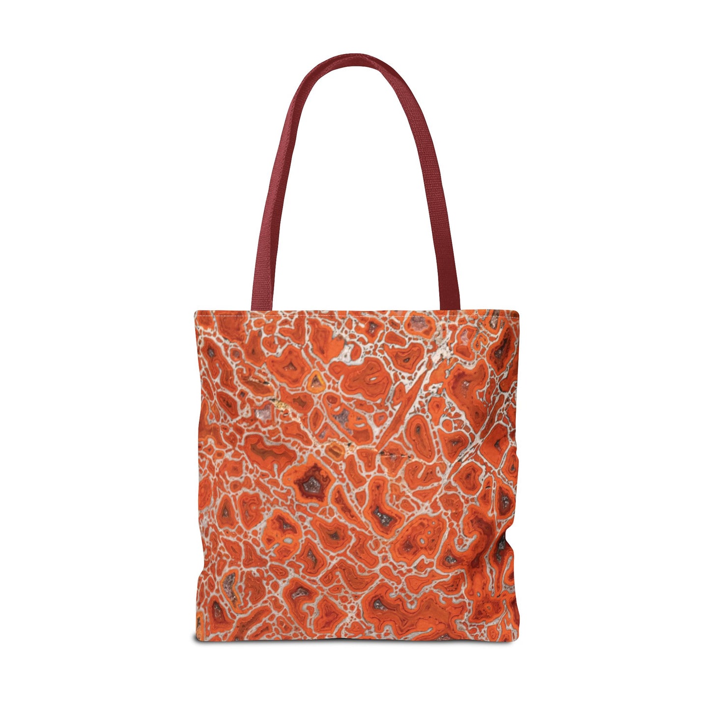 Agatized Ruby Red Gembone Tote