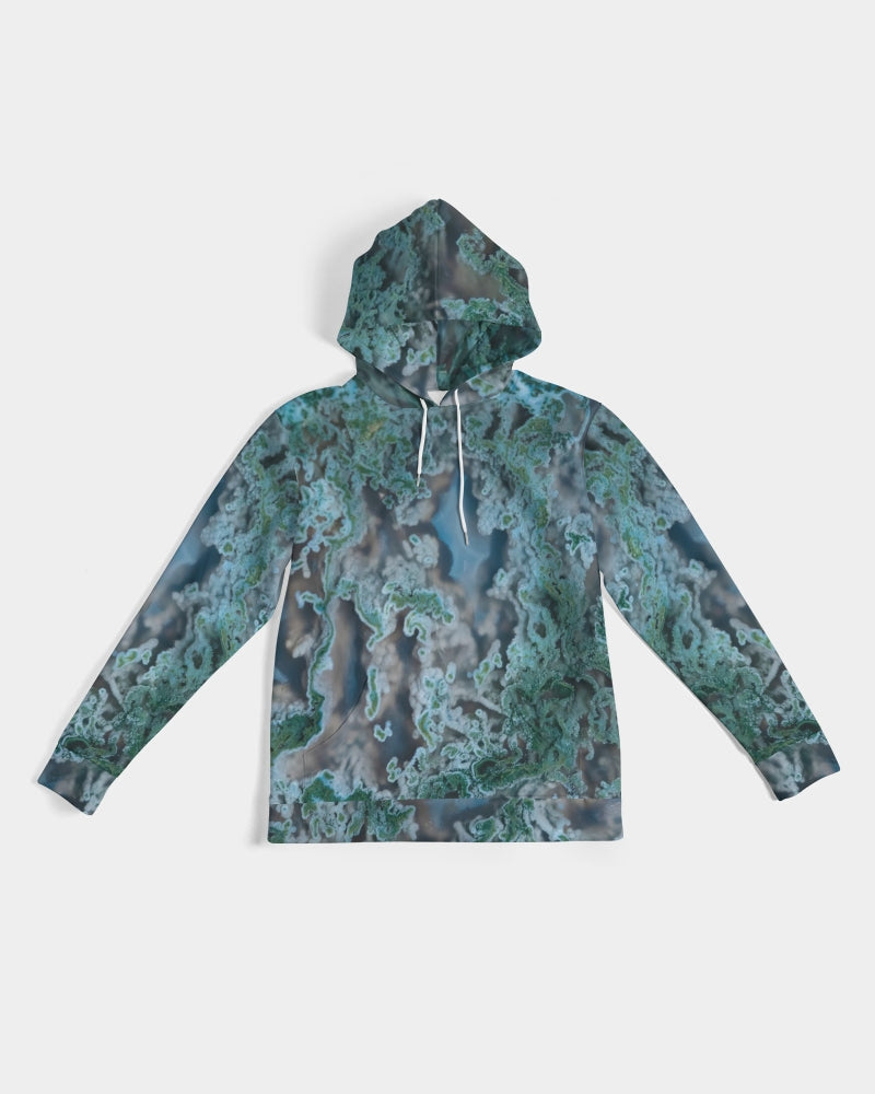 Green Moss Agate Men's Tranquility Hoodie