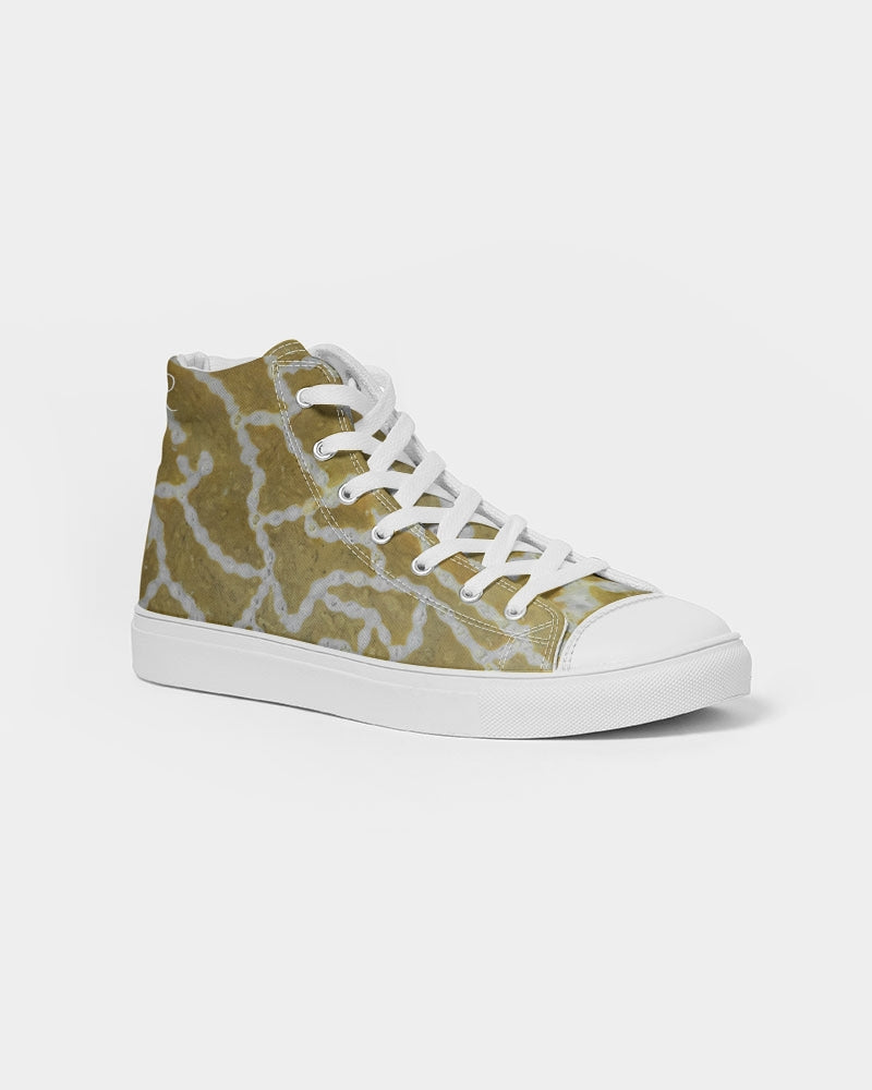 Chain Coral Men's Hightop Canvas Shoe