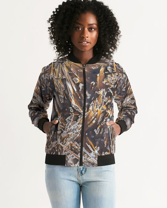 Turkish Stick Agate Vitality Women's Bomber Jacket