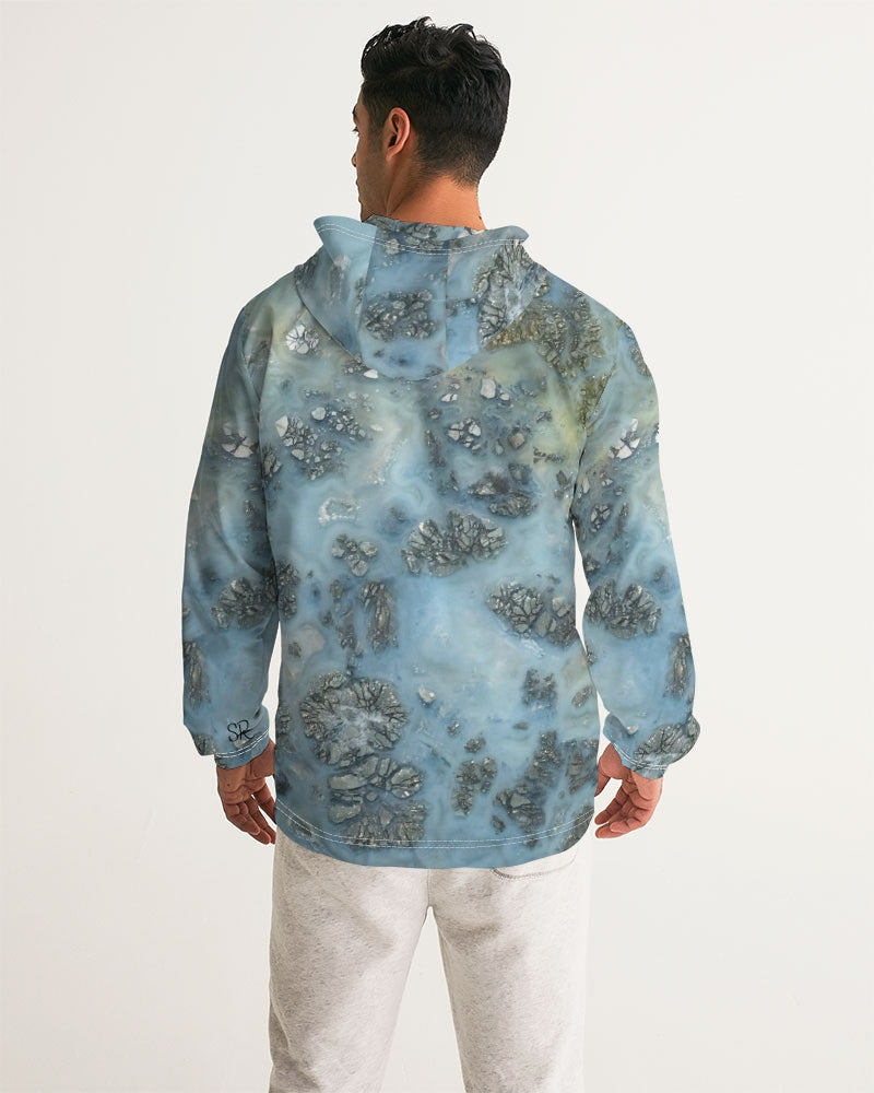 Marcasite Plume with Quartz Spiritual Men's Windbreaker