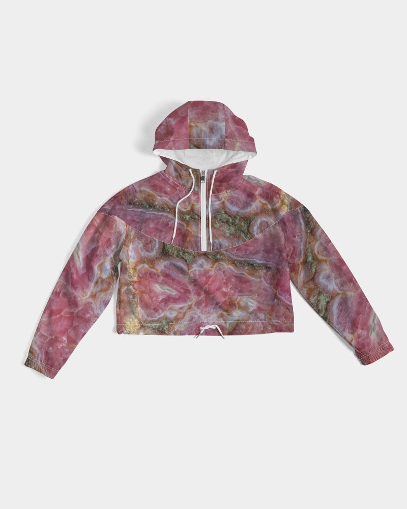 Rhodochrosite Stalactite Crystal Cropped Windbreaker