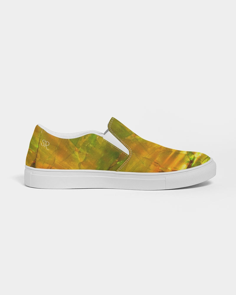 Ammolite Spiritual Growth & Energy Women's Slip-On Canvas Shoe